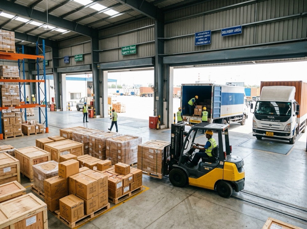 Path India Logistics container truck